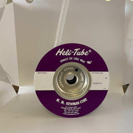 Heli-Tube Forward Cut Cable Sleeve, 1/2 in Inside Dia., 1/2 in to 4-1/2 in Max Bundle Dia., 100 ft, LDPE HT 5/8 C-100